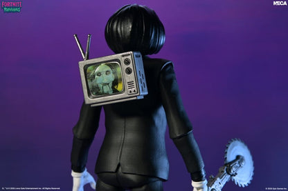 Figura coleccionable Billy the Puppet de Fortnite y SAW fabricada por NECA