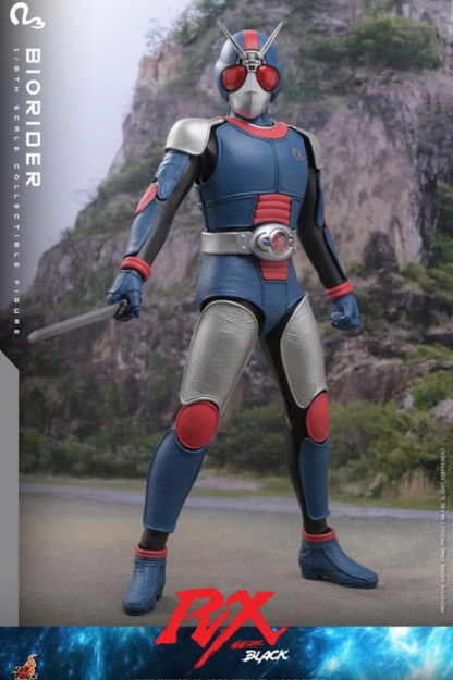 BioRider figura 1/6 Hot Toys Kamen Rider Black RX 31 cm vista frontal