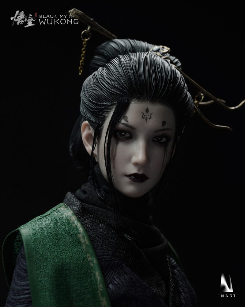 Detalle del rostro de la figura The Fourth Sister InArt 1/6