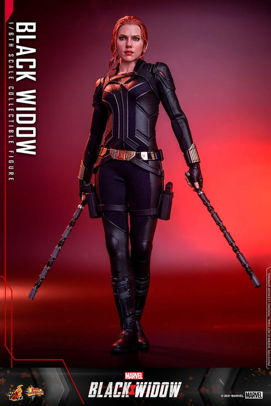 Figura coleccionable Black Widow Hot Toys Special Edition escala 1/6 basada en Marvel Studios.