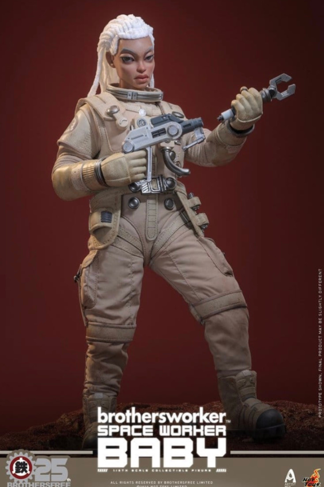 Brothersfree Space Worker Baby 1/6 25th Anniversary figura limitada 600 unidades colaboración Hot Toys