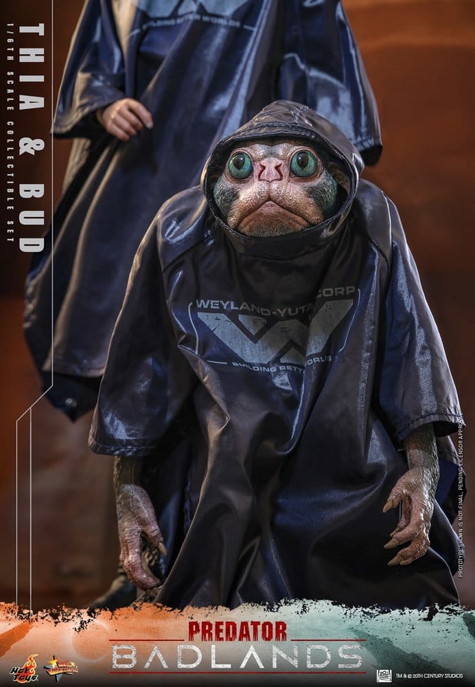 Figura Bud de Hot Toys incluida en el set Predator Badlands Sixth Scale