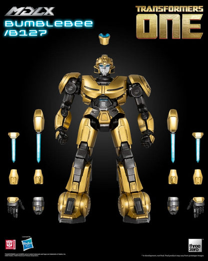 Bumblebee MDLX posado con expresión de batalla
