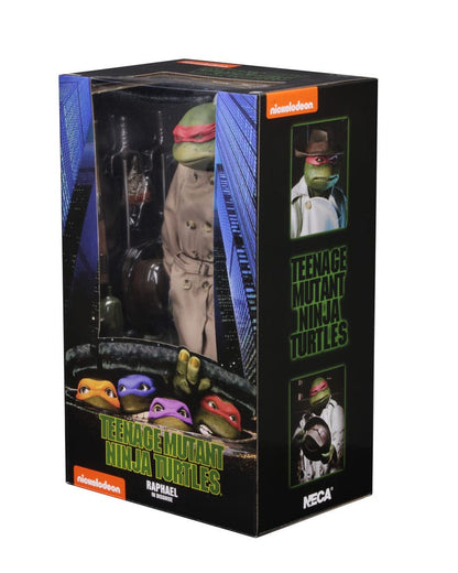 Caja con ventana de la figura Raphael Disguise NECA escala 1/4