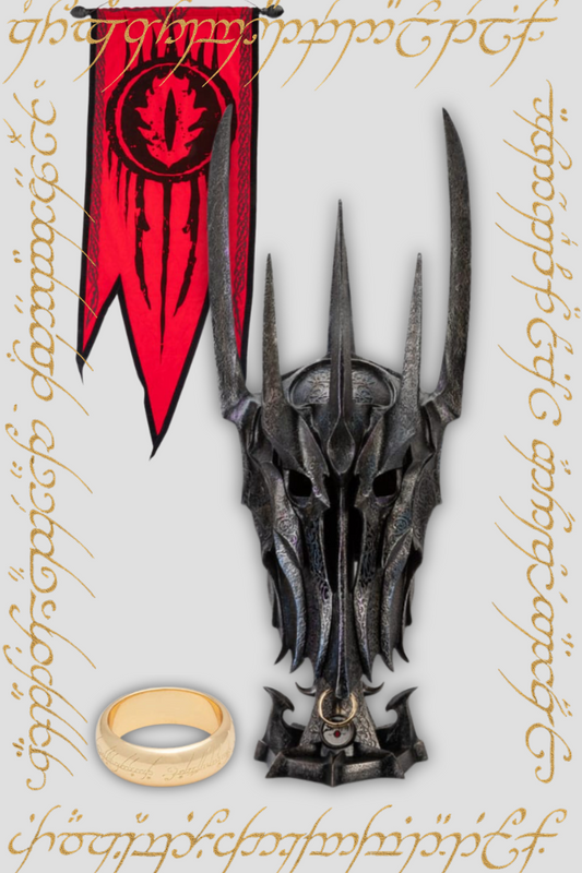Casco de guerra de Sauron réplica oficial 1/1 Museum Collection – The Lord of the Rings