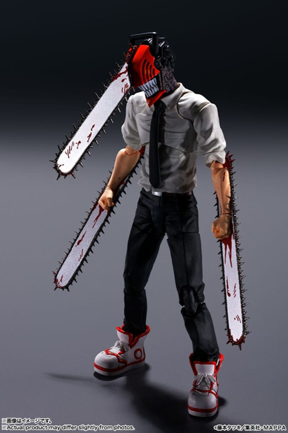 Figura S.H. Figuarts Chainsaw Man de Tamashii Nations inspirada en el anime.