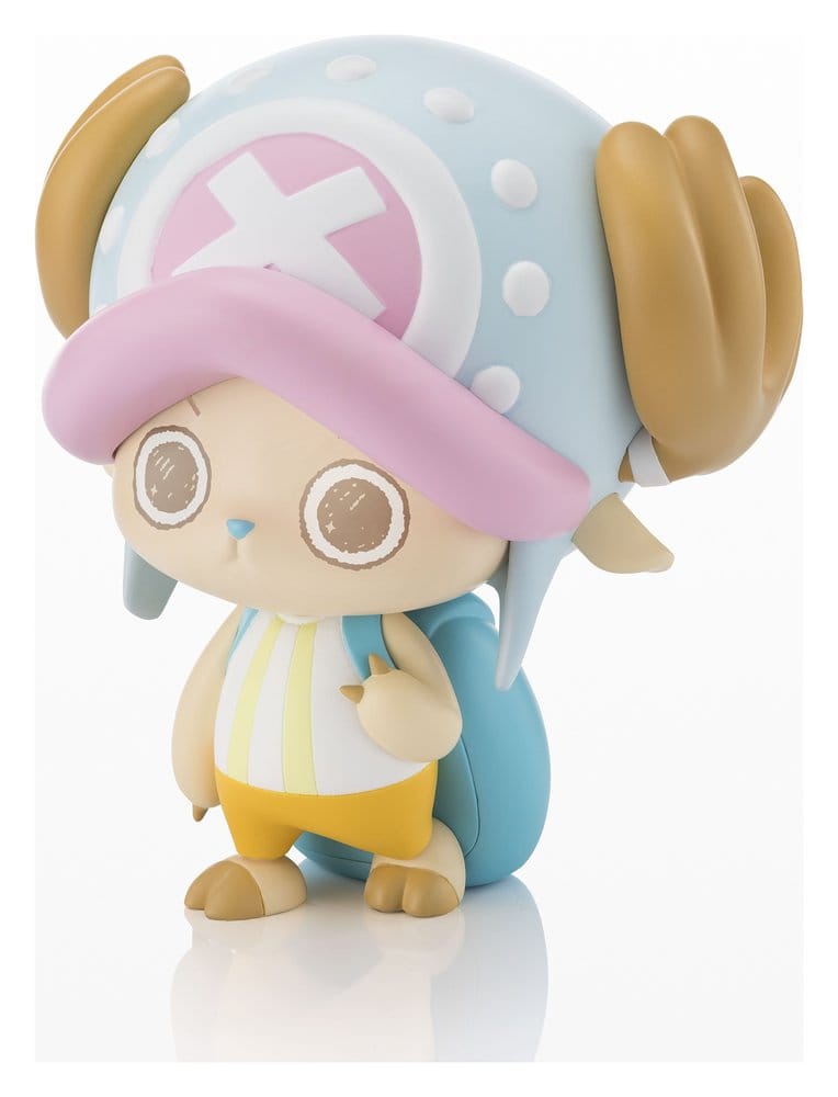 Detalle figura Chopper One Piece Tekupiku con expresión adorable y acabado limpio
