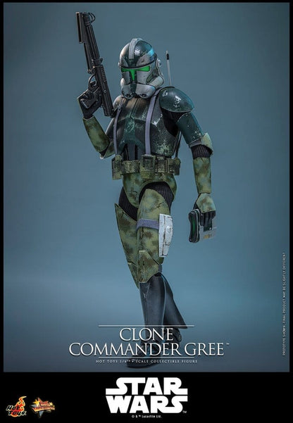 Figura Clone Commander Gree Hot Toys 1/6 inspirada en Star Wars La Venganza de los Sith