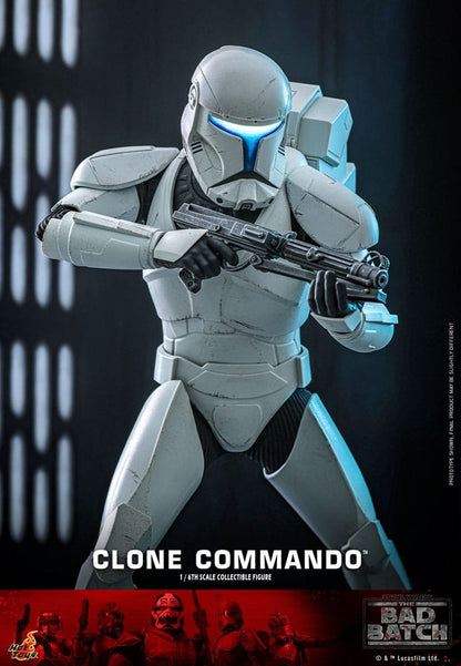 Accesorios incluidos en la figura Clone Commando Hot Toys Star Wars The Bad Batch