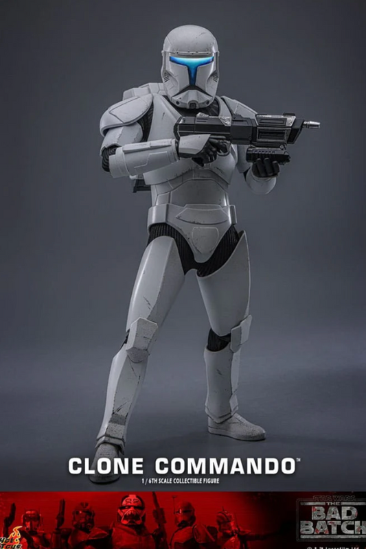 Figura articulada Clone Commando Star Wars The Bad Batch Hot Toys escala 1/6