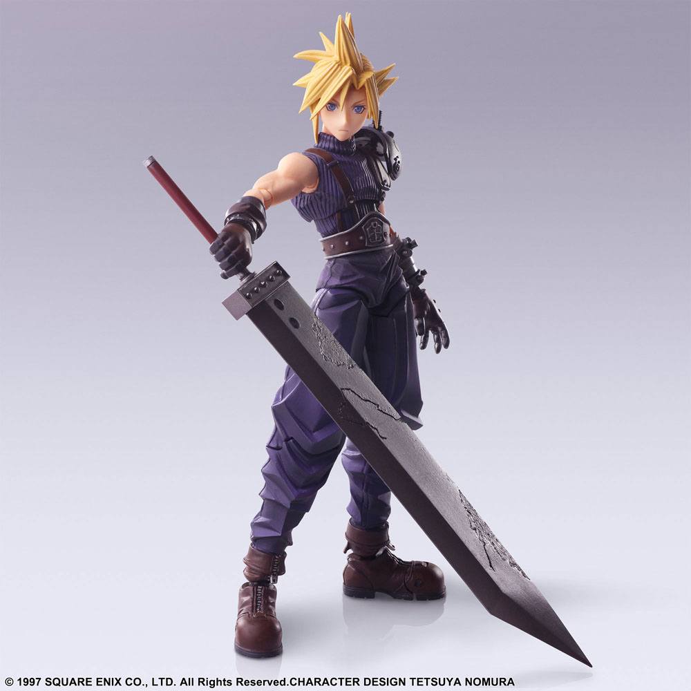 Figura de colección Cloud Strife Final Fantasy VII Bring Arts Square Enix.