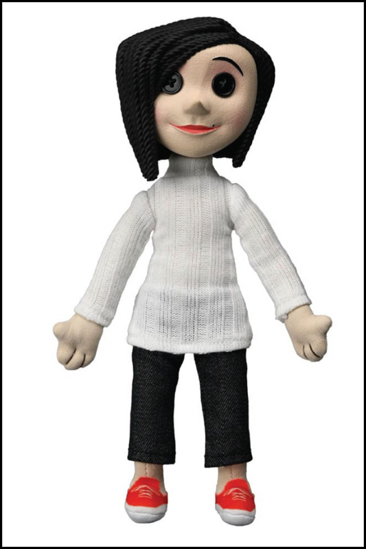Peluche Other Mother con ojos de botón, Coraline NECA 20 cm.