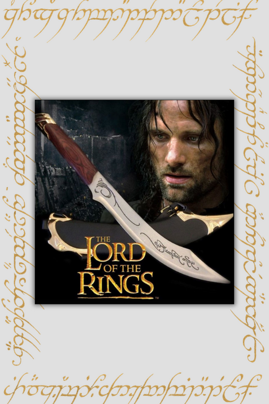 Cuchillo élfico de Aragorn El Señor de los Anillos réplica oficial United Cutlery