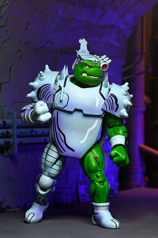 Figura Cyborg Donatello Mirage Comics NECA 18 cm