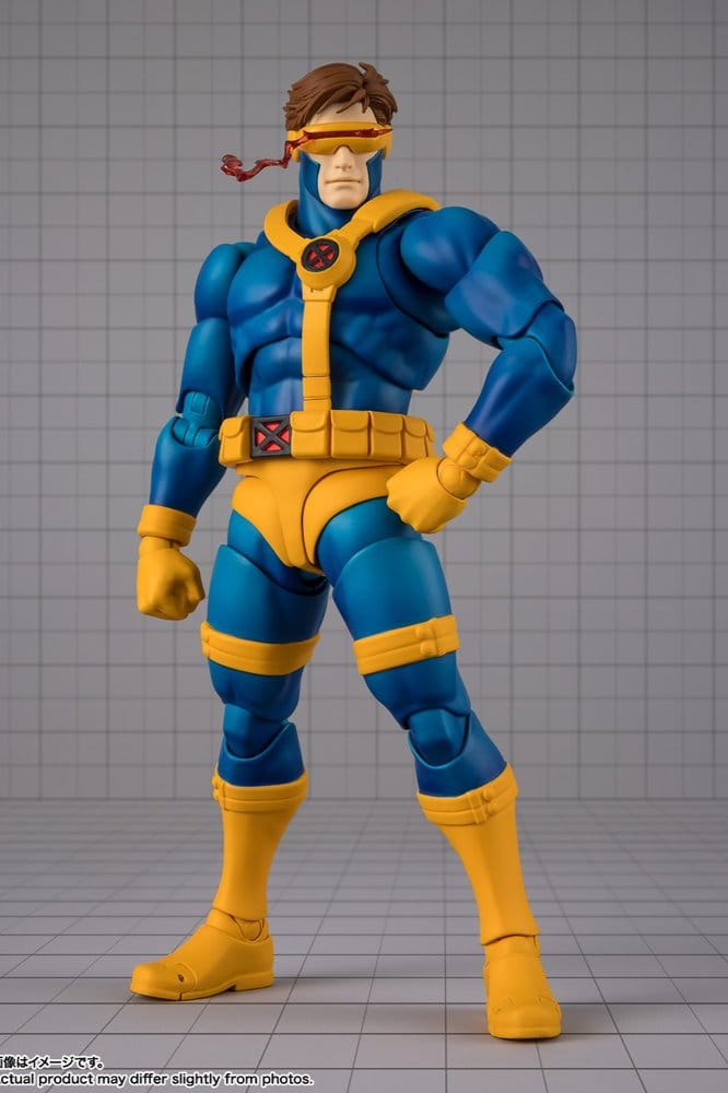 Figura Cyclops S.H.Figuarts Marvel Gamerverse 15 cm Bandai Tamashii pose frontal
