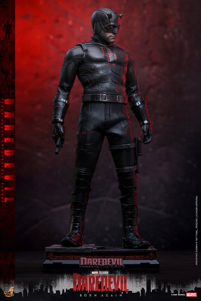 daredevil hot toys con billy club accesorios nunchaku detalle figura escala 1/6 marvel