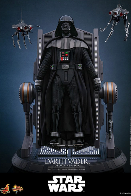 Diorama de Darth Vader Deluxe Version de Hot Toys con plataforma de meditación.
