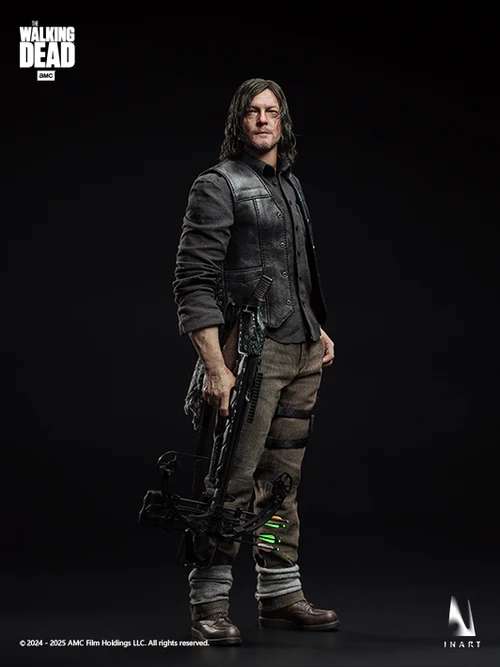Headsculpt con cabello implantado figura Daryl Dixon InArt 1/6