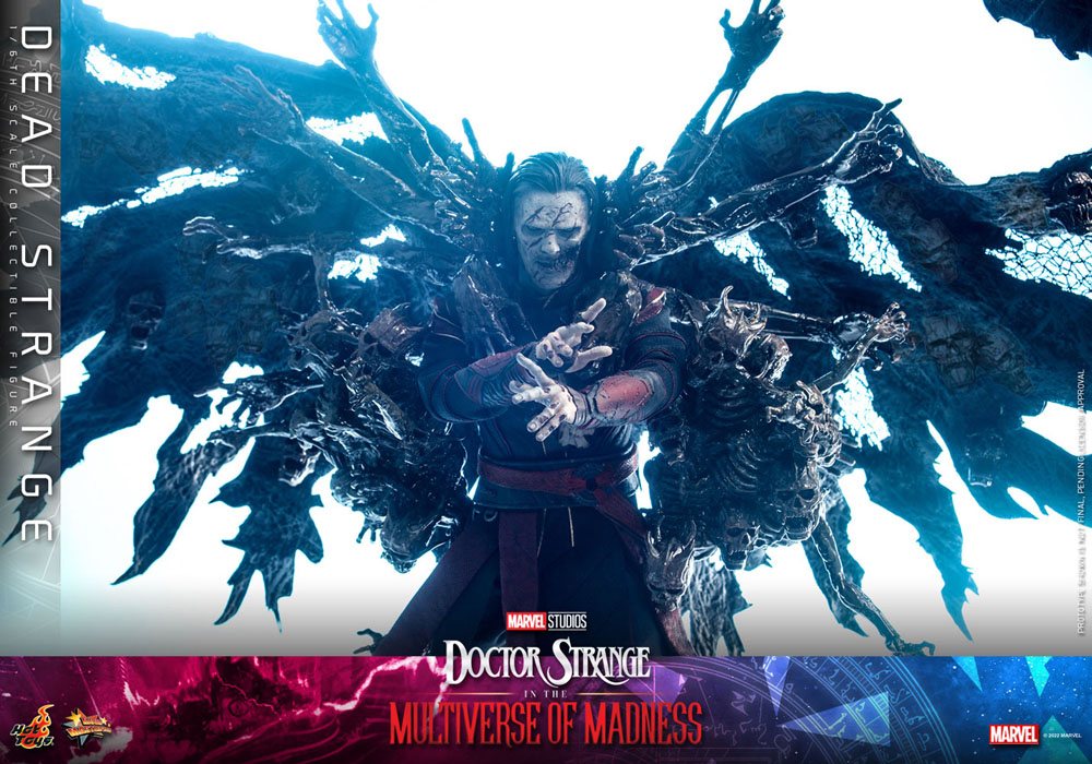 Figura coleccionable Dead Strange 31 cm con alas demoníacas y accesorios, edición Hot Toys