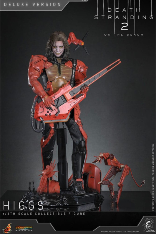 Figura Higgs Deluxe Hot Toys Death Stranding 2 escala 1/6 vista frontal