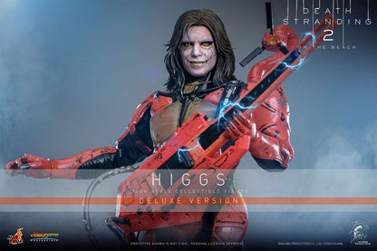 Accesorios exclusivos versión Deluxe Higgs Hot Toys Death Stranding 2