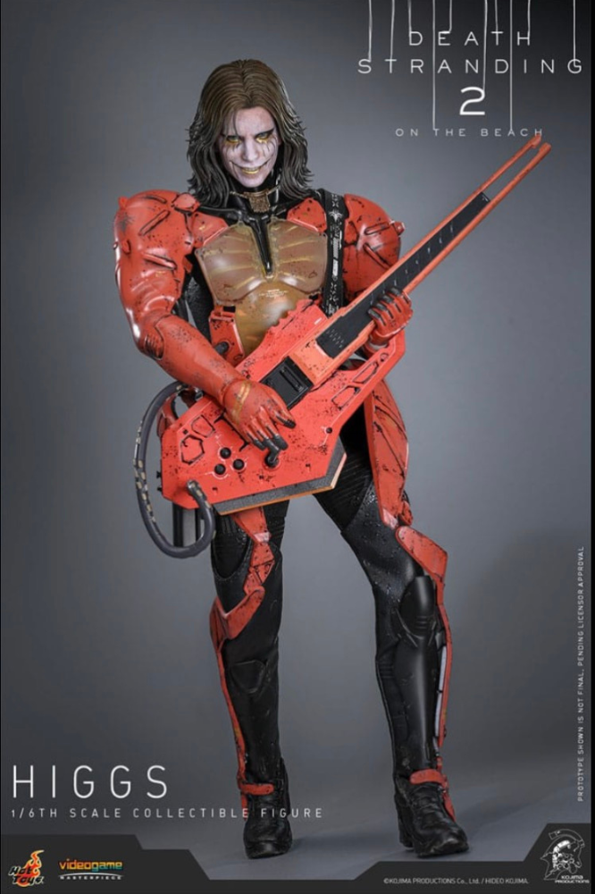 Figura Higgs Hot Toys Death Stranding 2 escala 1/6 vista frontal