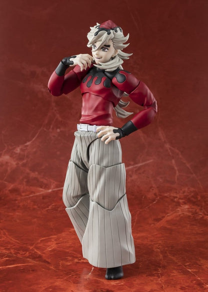 Figura articulada Doma S.H.Figuarts con abanicos de Demon Slayer