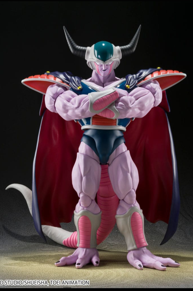 Figura S.H.Figuarts King Cold de Dragon Ball Z de 22 cm con acabado premium y articulaciones dinámicas.