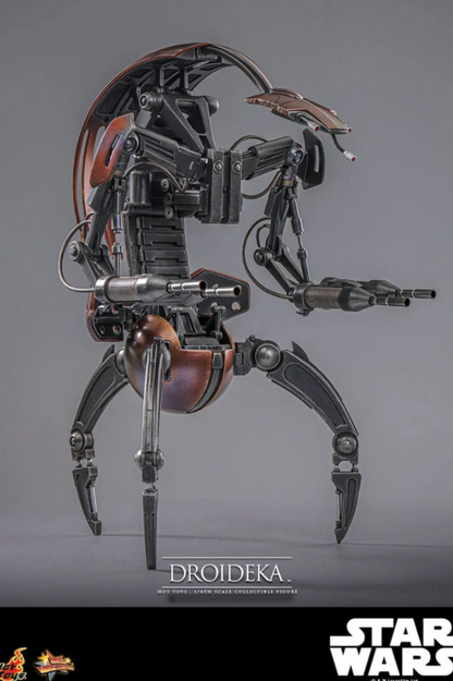 Figura articulada Droideka Star Wars Episode I La Amenaza Fantasma Hot Toys escala 1/6