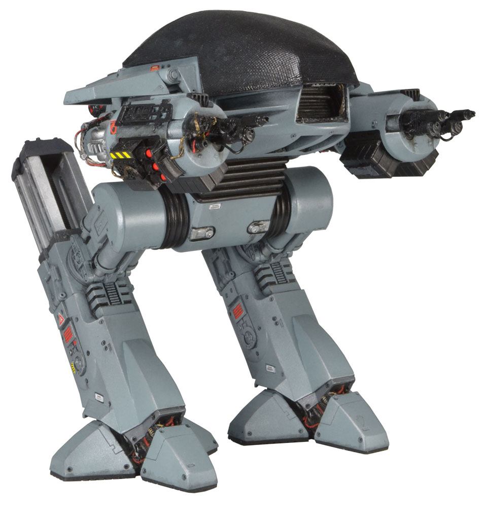 Figura ED-209 NECA RoboCop 25 cm con detalles realistas.