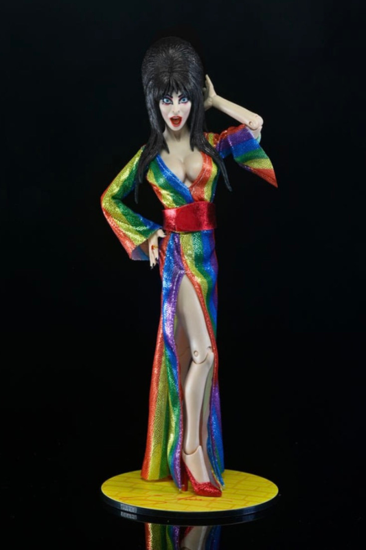 Figura Elvira Over the Rainbow Clothed Figure 20 cm NECA Mistress of the Dark