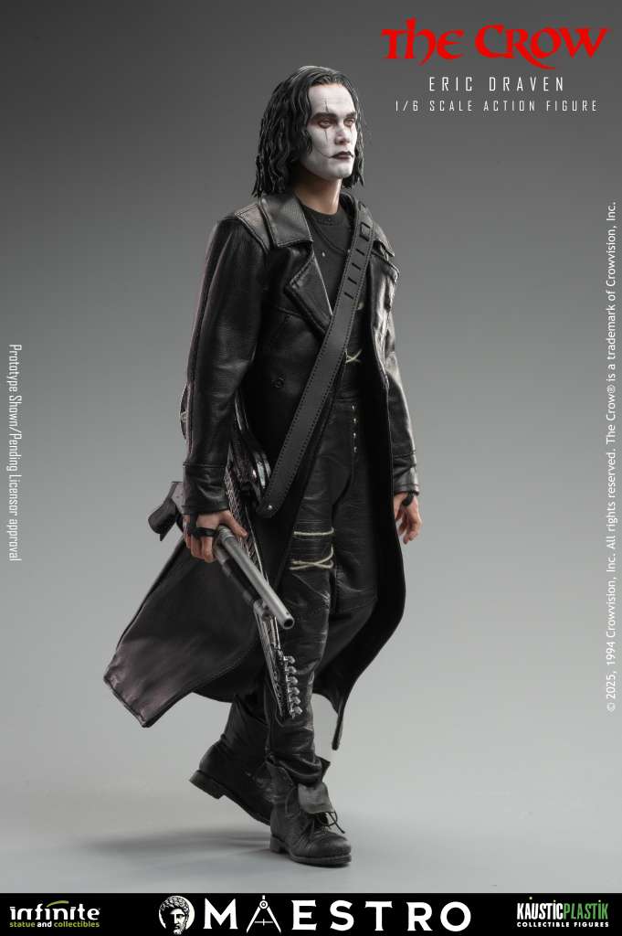Figura Eric Draven The Crow Maestro Line edición Standard escala 1/6