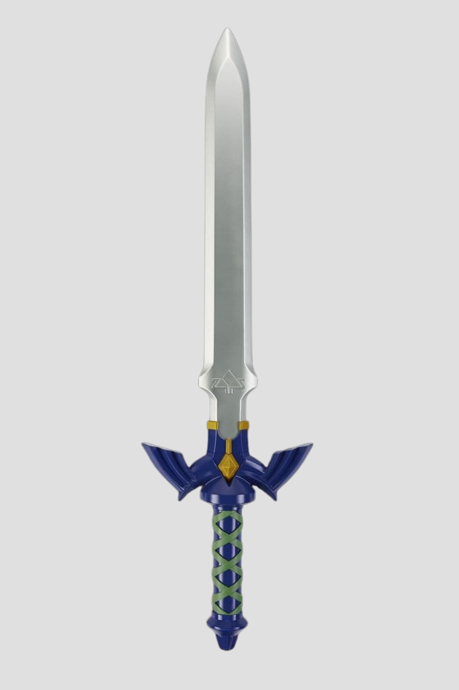 Réplica electrónica de la Espada Maestra de The Legend of Zelda: Tears of the Kingdom, fabricada por Hasbro y de 68 cm.