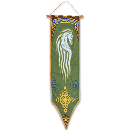 Réplica oficial del estandarte de Rohan 1/1 United Cutlery con licencia LOTR