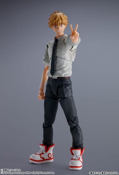 Figura articulada Denji de 15 cm inspirada en el anime Chainsaw Man.