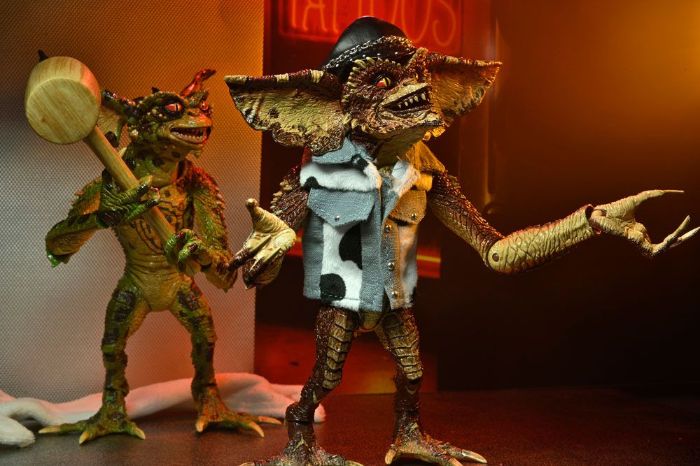 Figura NECA pack 2 Gremlins 2 tattoo con accesorios
