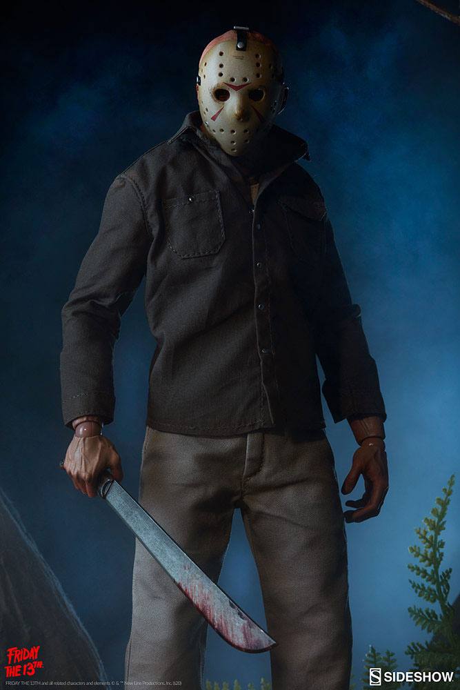 Detalles de las armas de Jason Voorhees y manos intercambiables.