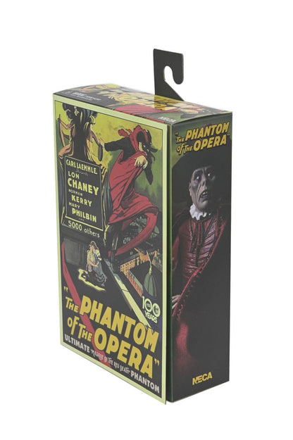 Figura articulada Phantom of the Opera Masque of the Red Death de NECA con bastón ceremonial y capa para coleccionistas.