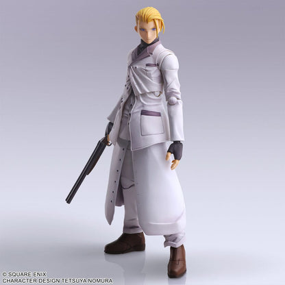 Figura coleccionable Rufus Shinra Final Fantasy VII Bring Arts con manos intercambiables.