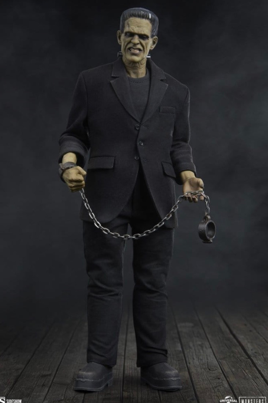 Figura Frankenstein Deluxe Edition 1/6 de Sideshow inspirada en Universal Monsters y Boris Karloff.