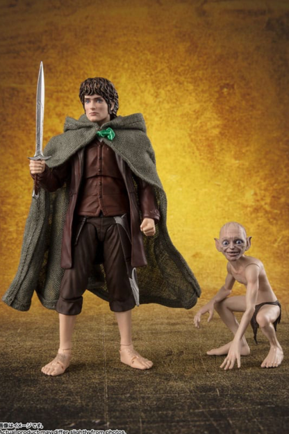 Set figuras Frodo Baggins y Gollum The Lord of the Rings S.H. Figuarts Tamashii Nations