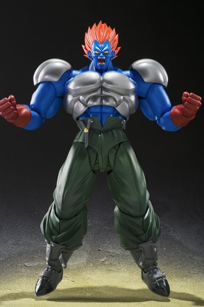 Figura Fusion Android 13 S.H.Figuarts Dragon Ball Z 18 cm vista frontal con diseño musculoso