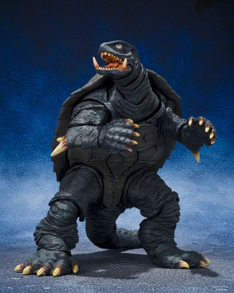 Gamera MonsterArts efecto vuelo Tamashii Nations escultura detallada