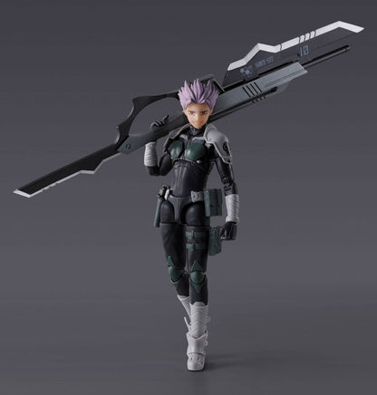 Figura Gen Narumi de perfil con espada al hombro