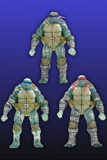 Pack de 3 figuras Ghost Brothers NECA The Last Ronin 18 cm