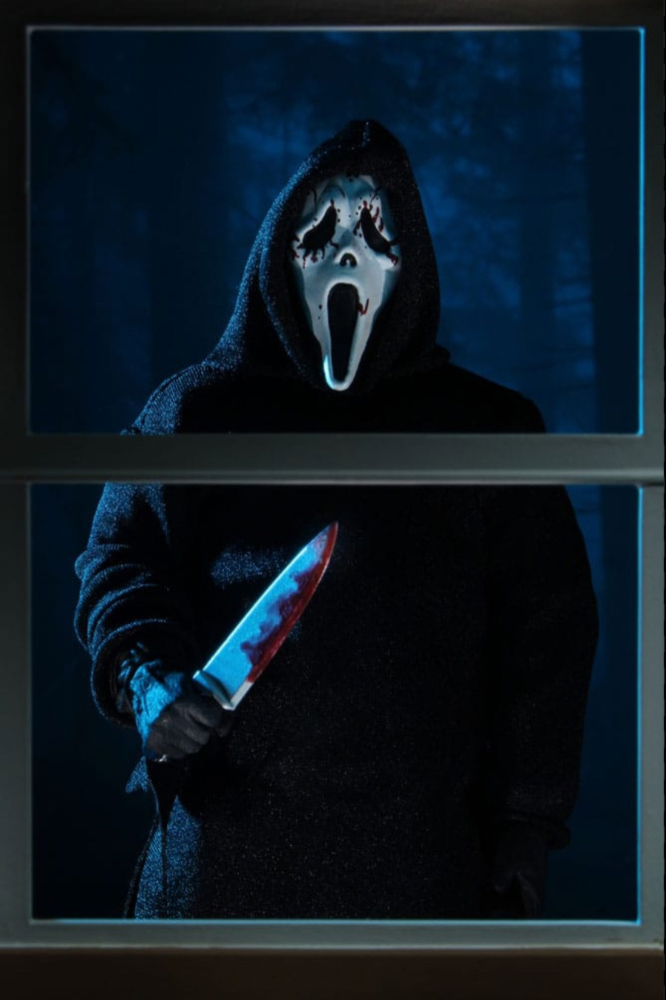 Figura articulada Ghostface Scream 18 cm NECA con accesorios