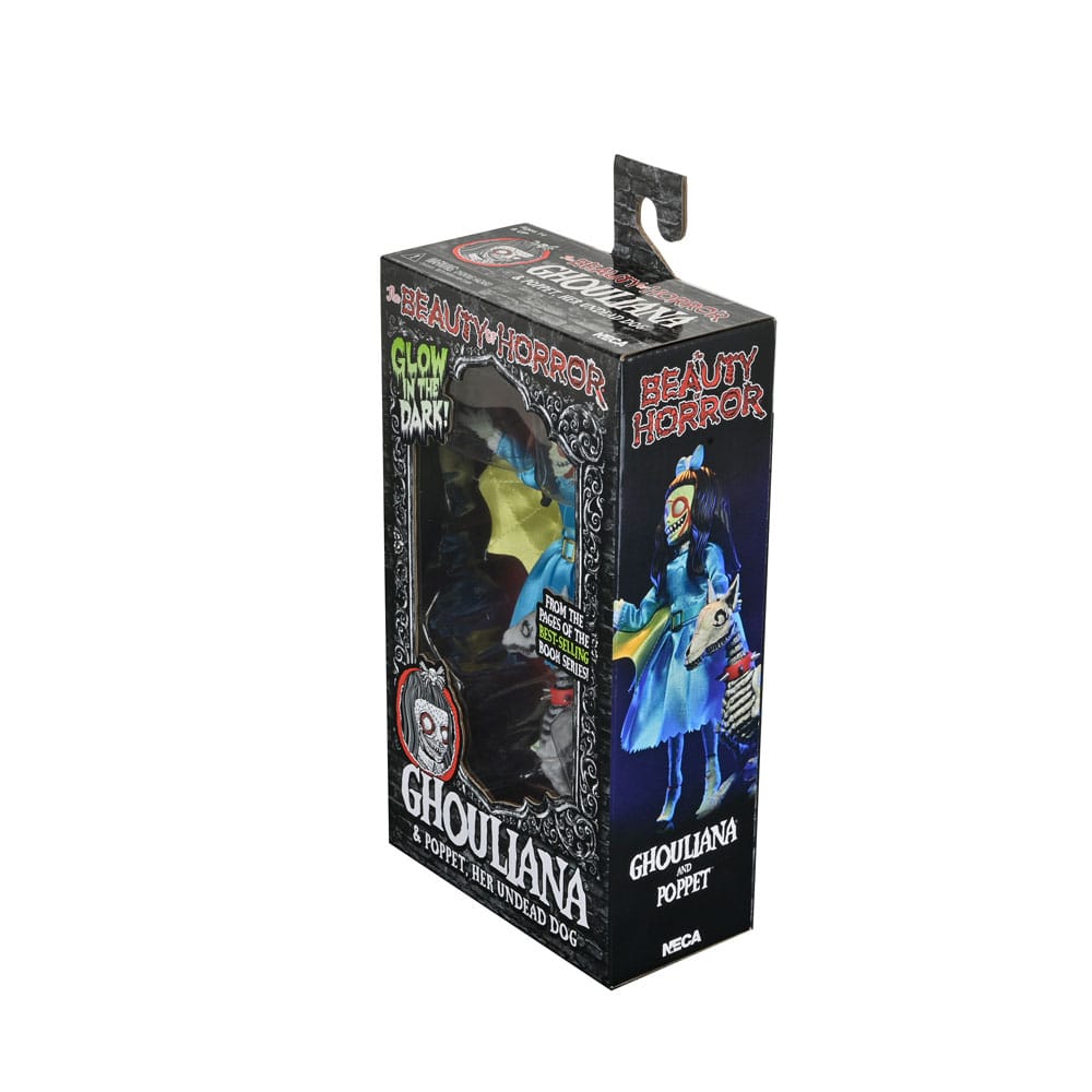 Caja de arte original de la figura Ghouliana The Beauty of Horror – NECA