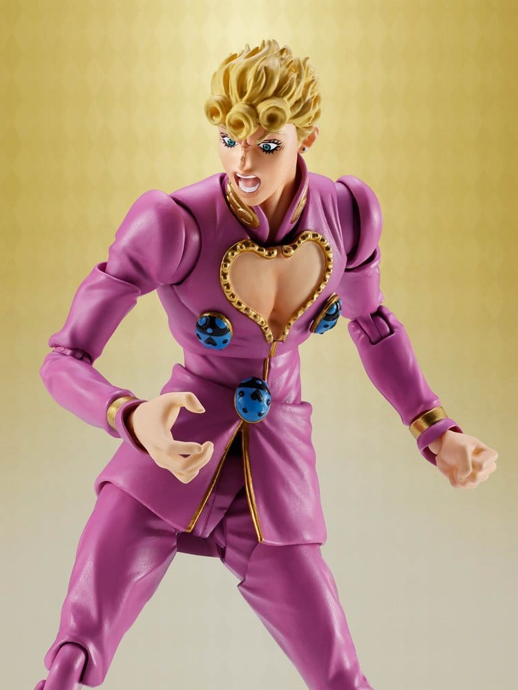 Figura articulada Giorno Giovanna S.H.Figuarts con accesorios de JoJo's Bizarre Adventure Golden Wind