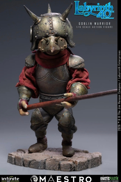 Goblin Warrior Figura 1/6 Labyrinth Kaustic Plastik vista frontal