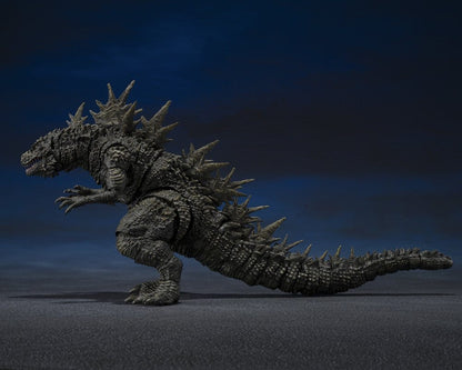 Figura articulada Godzilla 2023 S.H.MonsterArts en pose dinámica
